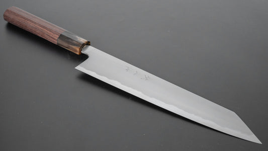 Tetsujin Blue #2 Kasumi Kiritsuke Gyuto 240mm Taihei Rosewood Handle