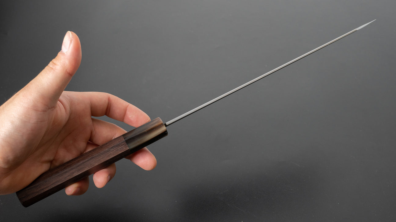 Tetsujin Blue #2 Kasumi Kiritsuke Gyuto 240 mm Taihei palissander handvat