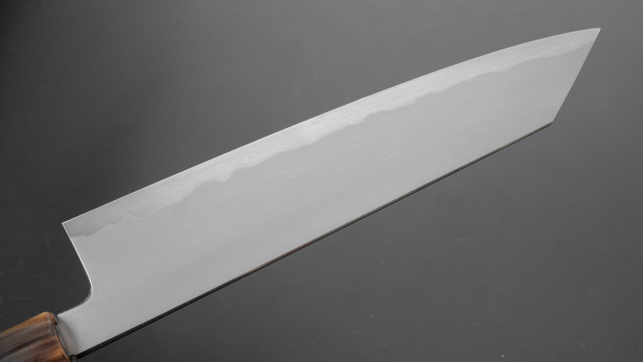 Tetsujin Blue #2 Kasumi Kiritsuke Gyuto 240 mm Taihei palissander handvat