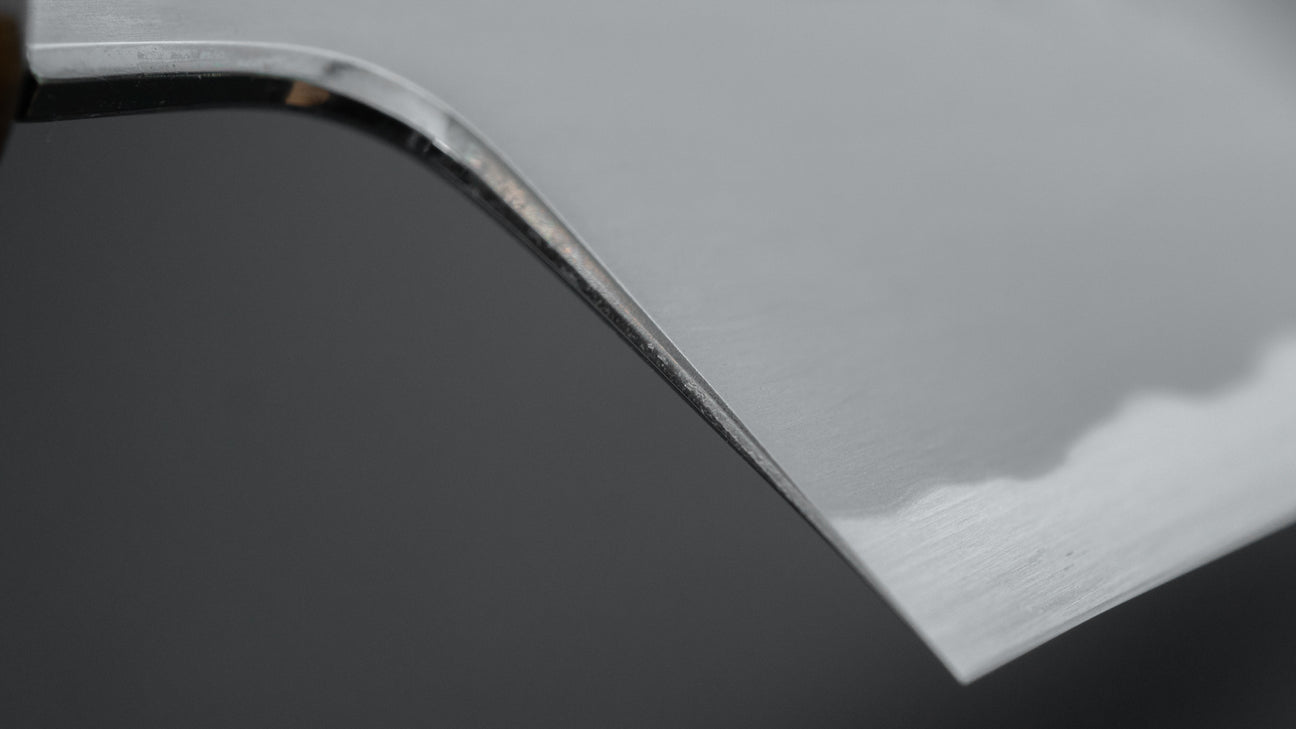 Tetsujin Blue #2 Kasumi Kiritsuke Gyuto 240 mm Taihei palissander handvat