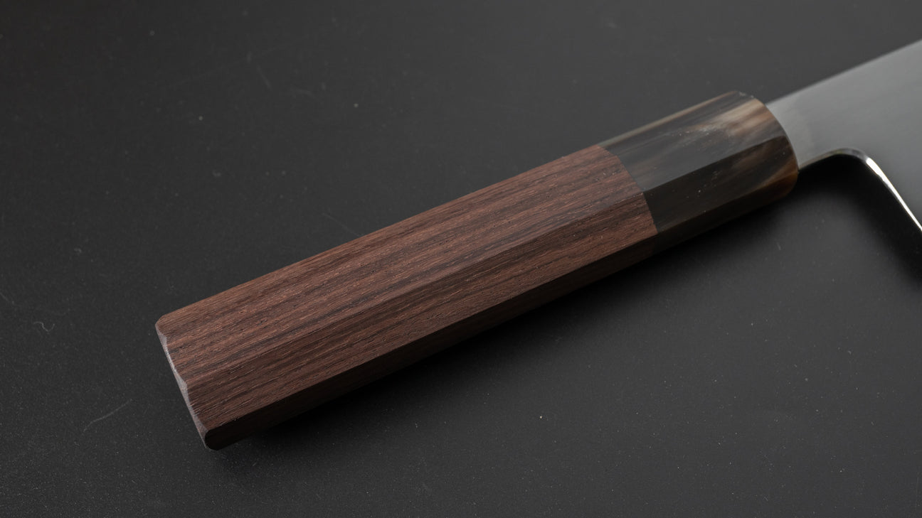 Tetsujin Blue #2 Kasumi Kiritsuke Gyuto 240 mm Taihei palissander handvat