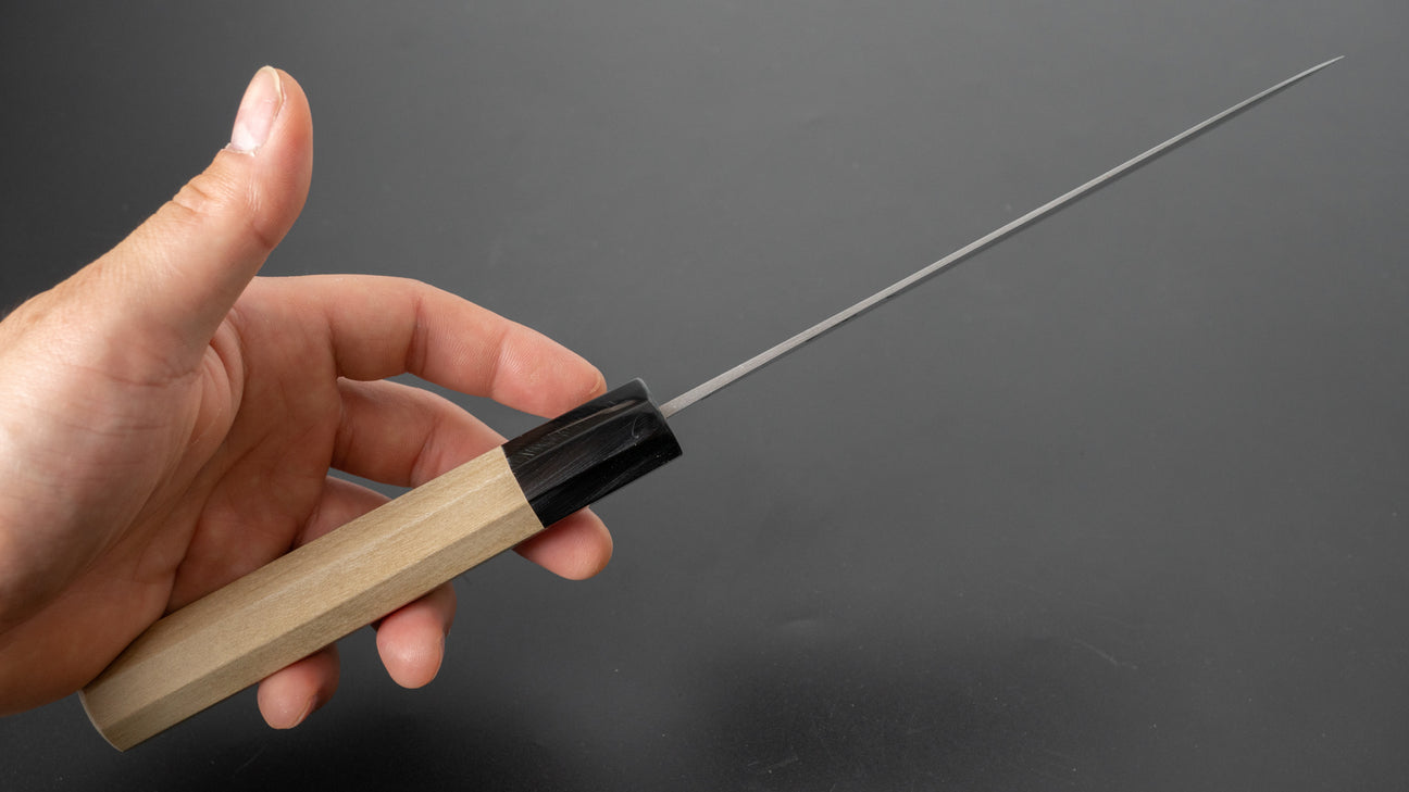 Hitohira GR Blue #2 Damascus Santoku 165mm Ho Wood Handle