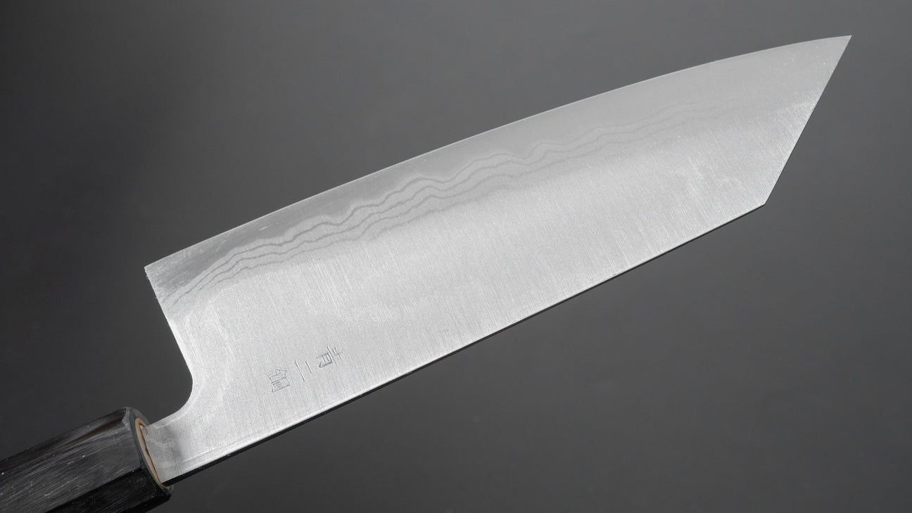 Hitohira GR Blue #2 Damascus Bunka 170 mm Ho houten handvat