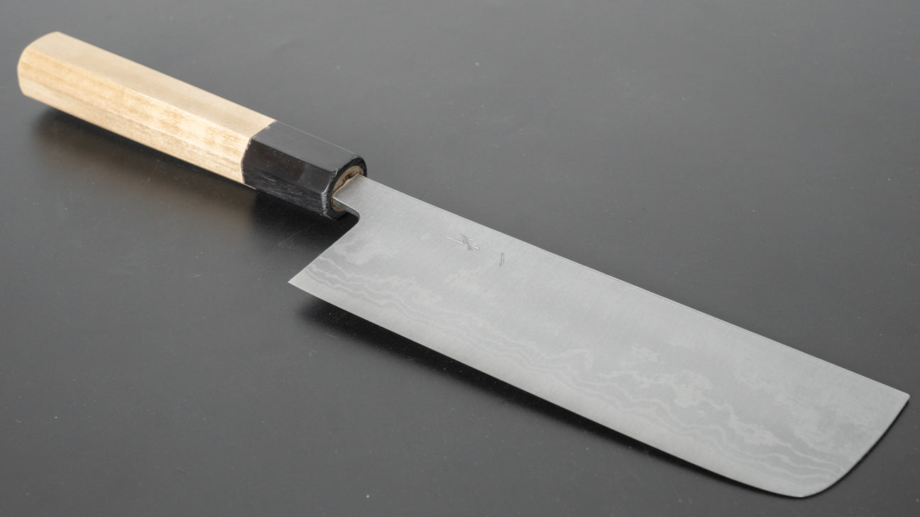 Hitohira GR Blue #2 Damascus Nakiri 165mm Ho Wood Handle