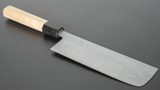 Hitohira GR Blue #2 Damascus Nakiri 165mm Ho Wood Handle