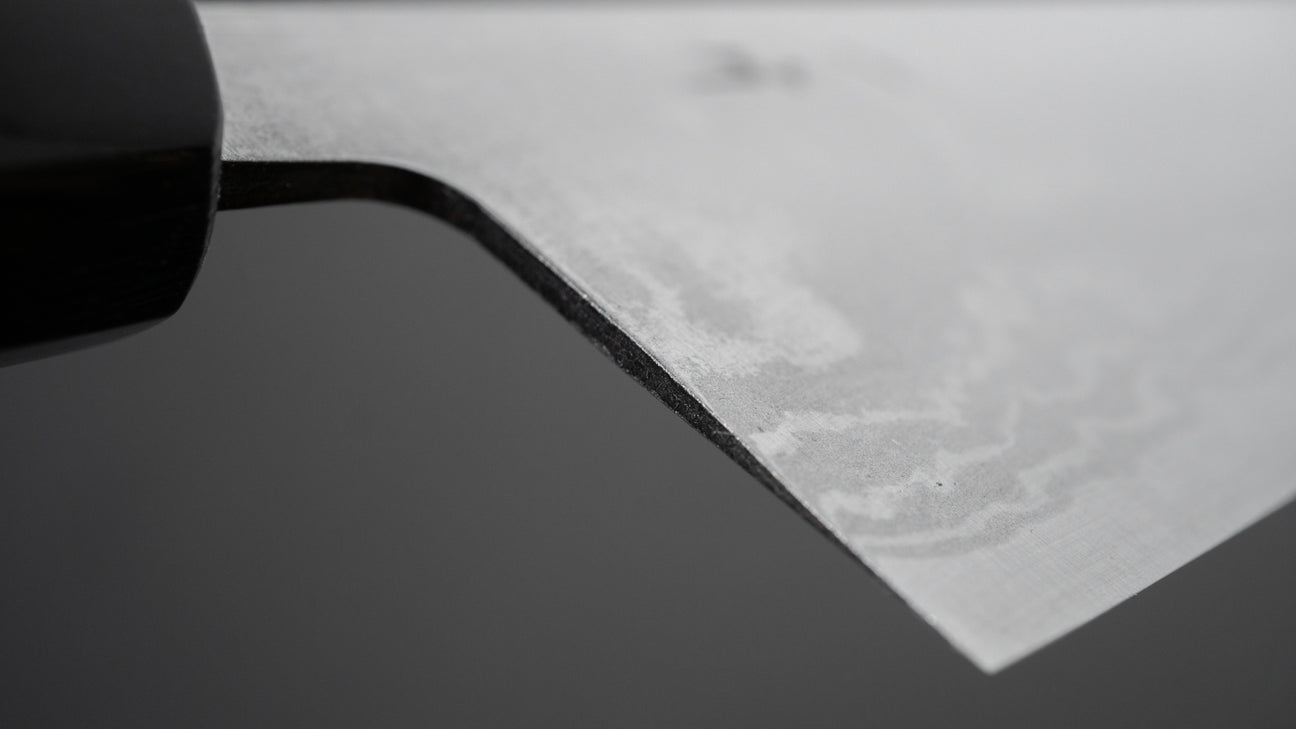 Hitohira GR Blue #2 Damascus Nakiri 165mm Ho Wood Handle