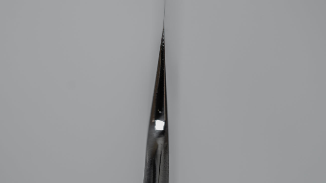 Hitohira Kikuchiyo Mosuke Silver #3 Sakimaru Takobiki 300mm Ebony Handle (Saya)