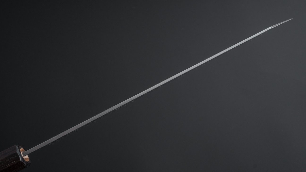 Hitohira Futana S3 Migaki Kiritsuke Gyuto 240 mm kersenhouten handvat