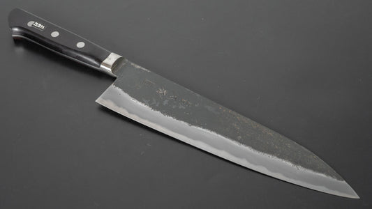 Morihei Hisamoto Kurouchi White #1 Gyuto 210mm Pakka Handle (Fine Finish)
