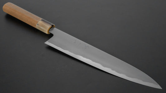 Tetsujin Blue #2 Kasumi Gyuto 240 mm Ho houten handvat