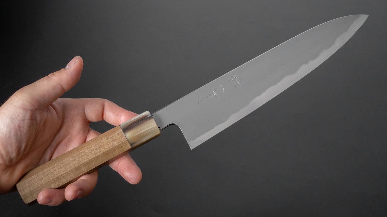 Tetsujin Blue #2 Kasumi Gyuto 240mm Ho Wood Handle