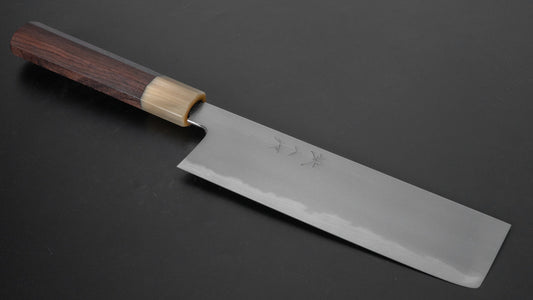 Tetsujin Blue #2 Kasumi Nakiri 180 mm Taihei palissander handvat