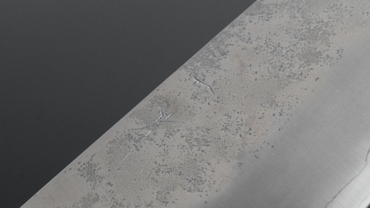 Hitohira Futana S3 Nashiji Santoku 180mm Pakka Handle (Yo)