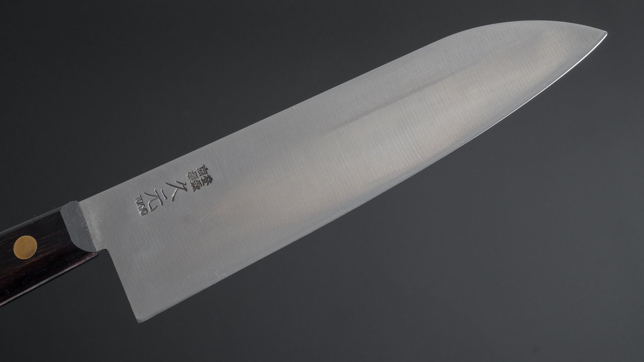 Morihei Hisamoto Vintage SK Santoku 165 mm palissander handvat zonder bolster