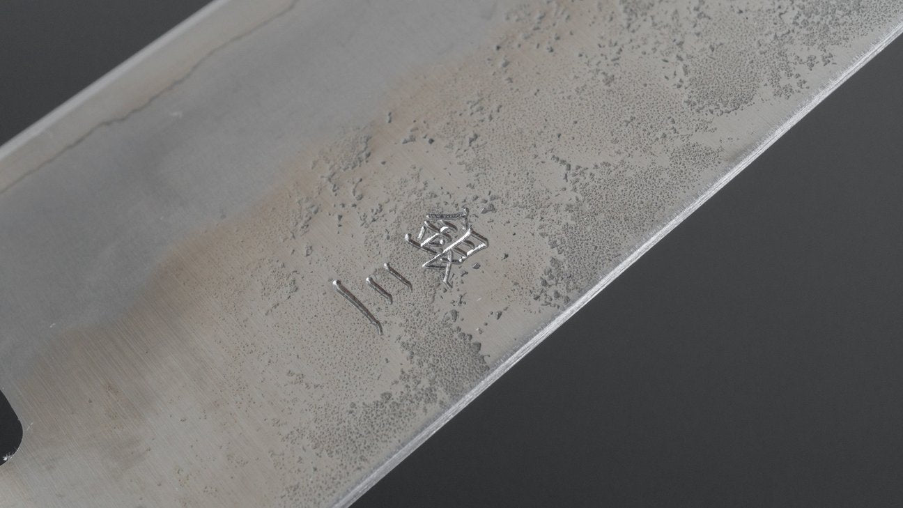 Hitohira Futana S3 Nashiji Santoku 180mm Pakka Handle (Yo)