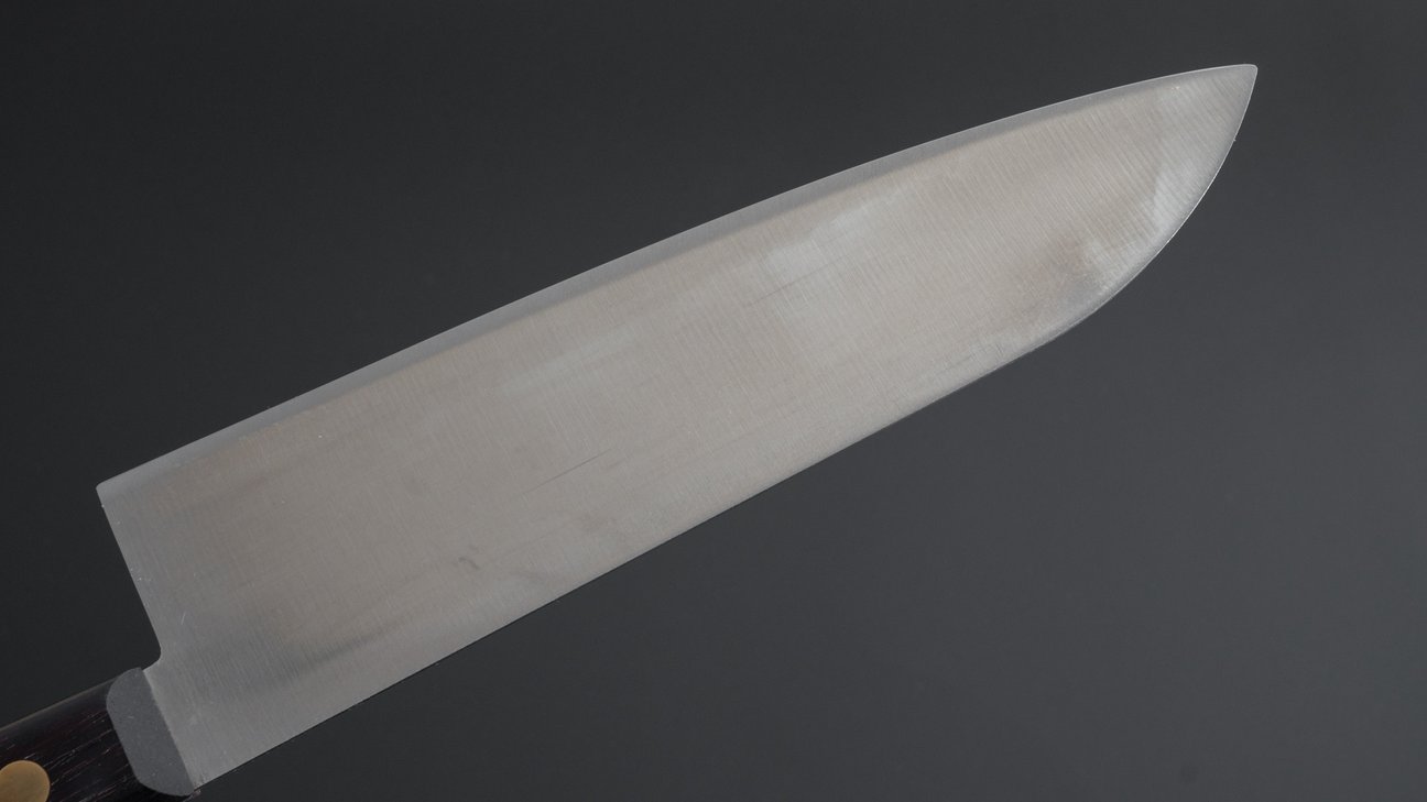 Morihei Hisamoto Vintage SK Santoku 165 mm palissander handvat zonder bolster