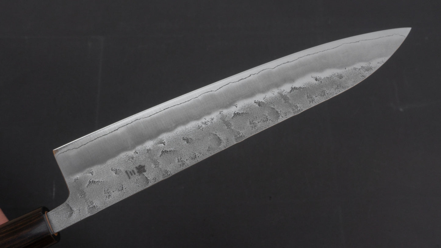 Hitohira Futana S3 Nashiji Gyuto 240mm Cherry Wood Handle