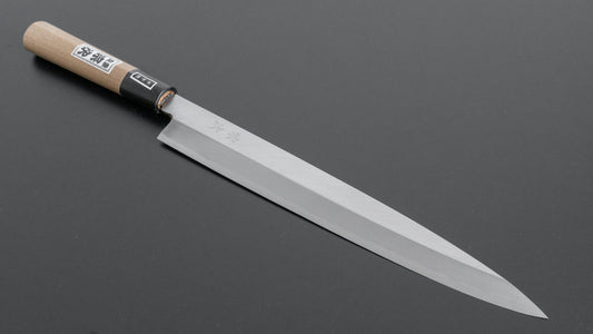 Morihei Munetsugu Wit #2 Yanagiba 270 mm Ho houten handvat