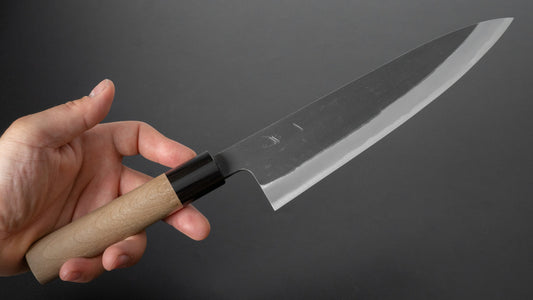 Hitohira Hinode Kurouchi White #2 Gyuto 210mm Ho Wood Handle