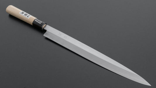 Morihei Munetsugu Wit #2 Yanagiba 300 mm Ho houten handvat