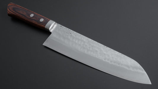 Hitohira NM Tsuchime Gyuto 180mm Imitation Mahogany Handle