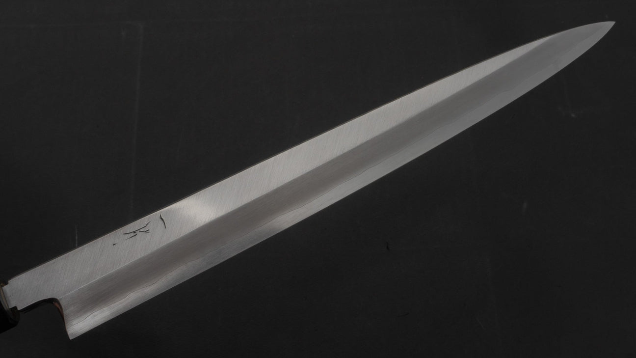 Hitohira Kikuchiyo Mosuke Silver #3 Yanagiba 300mm Ho Wood Handle (Saya)