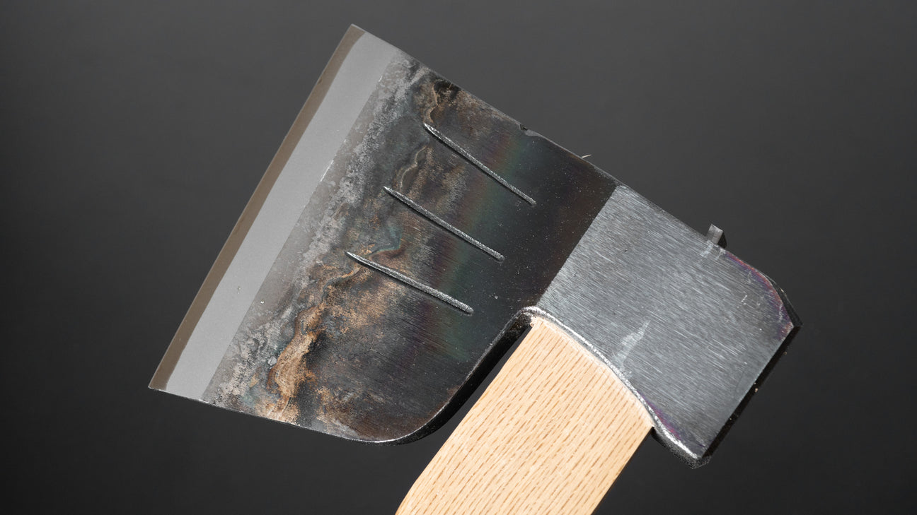 Asashi Mizuno Zenko Bakin Axe 680g Oak Handle | Spreadsheet – Karasu