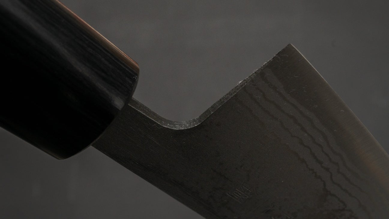 Hitohira GR Blue #2 Damascus Petty 135mm Rosewood Handle