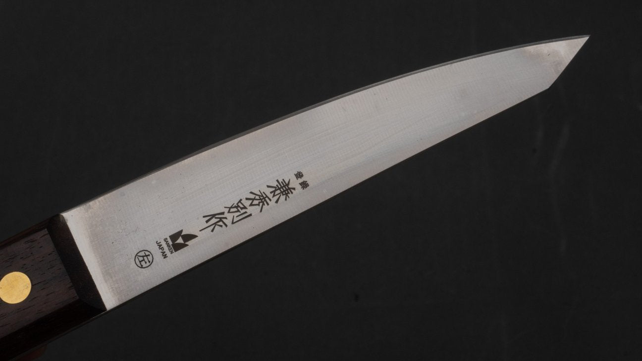 Kanehide Bessaku Left-Handed Honesuki Maru 150mm Wood Handle