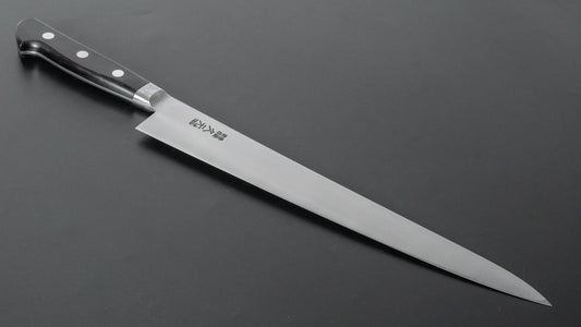 Morihei Hisamoto Hagane Sujihiki 270mm Pakka Handle