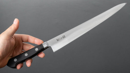 Morihei Hisamoto Hagane Sujihiki 270 mm Pakka-handvat