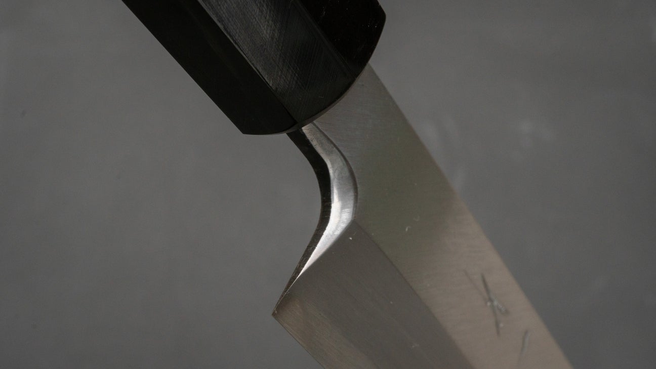 Hitohira Kikuchiyo Manzo Blue #2 Yanagiba 240 mm Ho houten handvat (Saya)