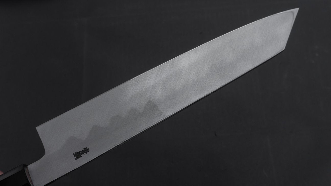 Hitohira Kikuchiyo Manzo Blue #2 Kiritsuke 240mm Ho Wood Handle (Saya)