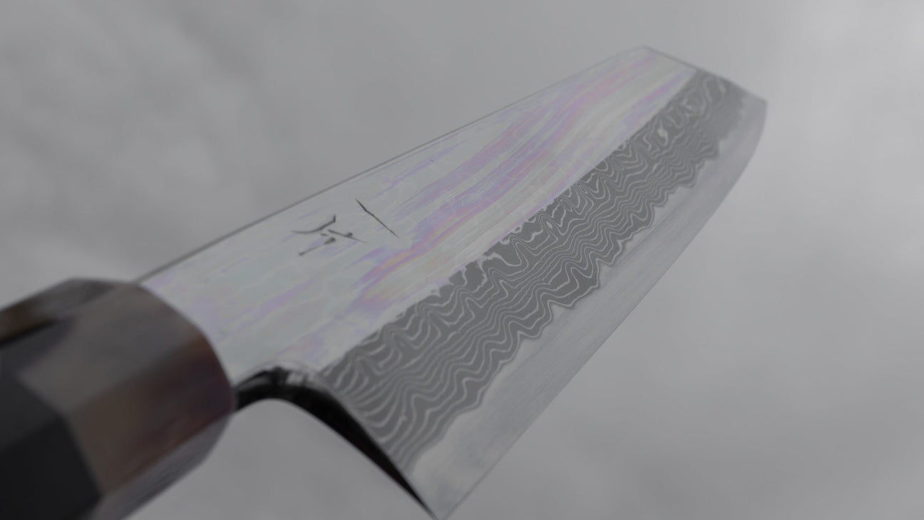 Hitohira Kikuchiyo Mosuke Enmon White #1 Kiritsuke 270mm Taihei Ebony Handle Mirror polish (Saya)