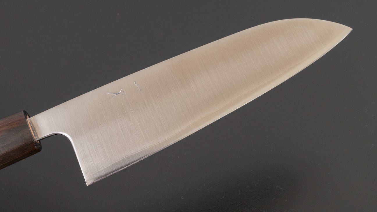 Hitohira Futana S3 Migaki Santoku 165 mm kersenhouten handvat