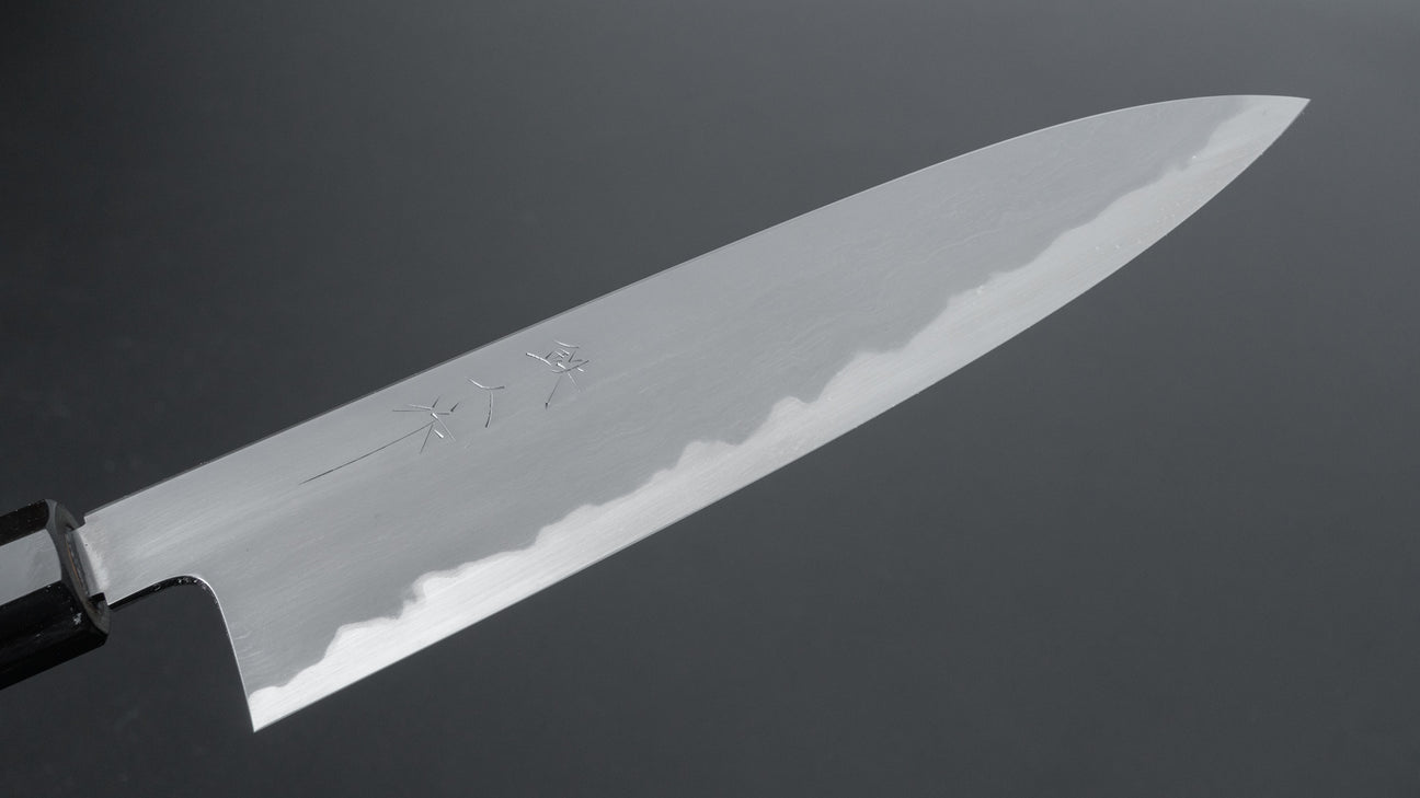 Tetsujin Blue #2 Kasumi Gyuto 210 mm Ho houten handvat
