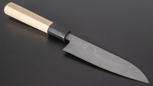 Hitohira GR Blue #2 Damascus Santoku 135mm Ho Wood Handle