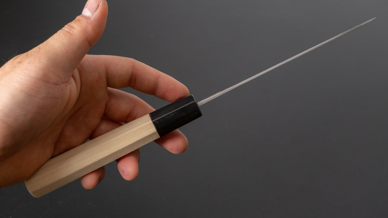 Hitohira GR Blue #2 Damascus Santoku 135mm Ho Wood Handle