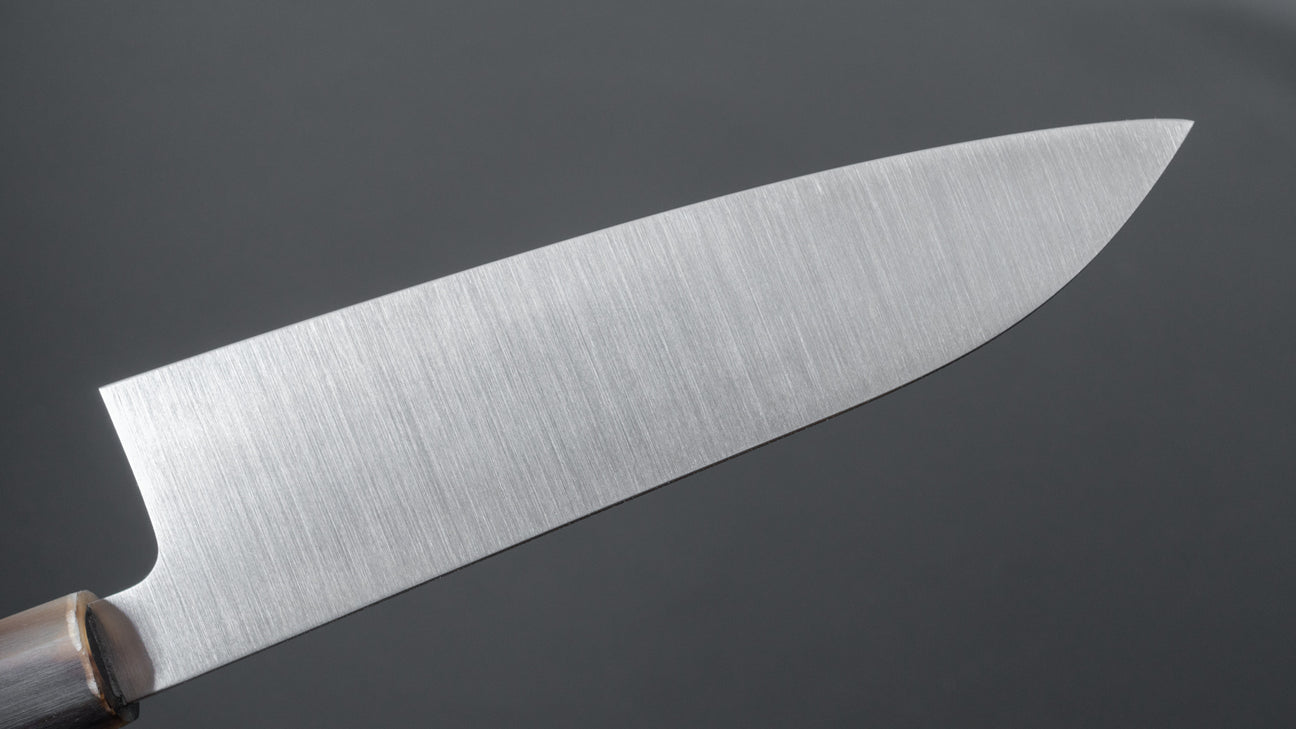 Hitohira Ashi White #2 Santoku 165mm Ebony Handle