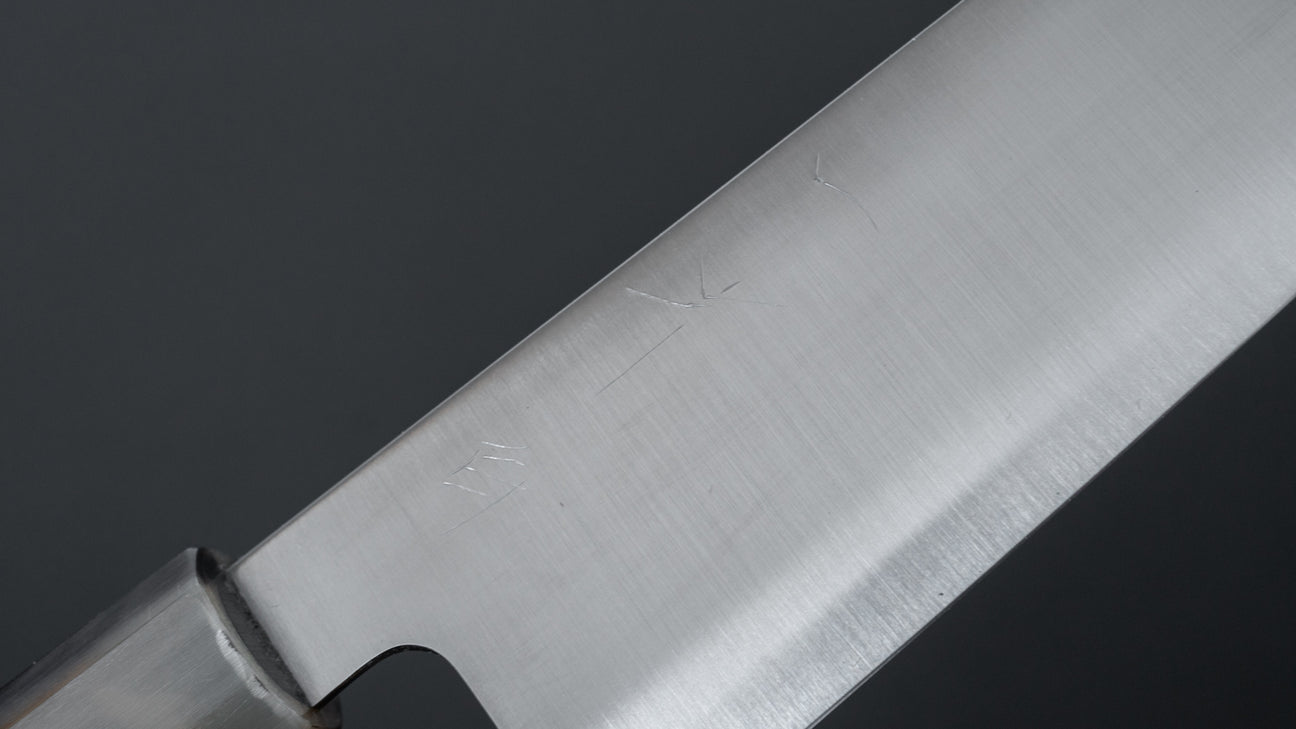 Hitohira Ashi White #2 Santoku 165mm Ebony Handle