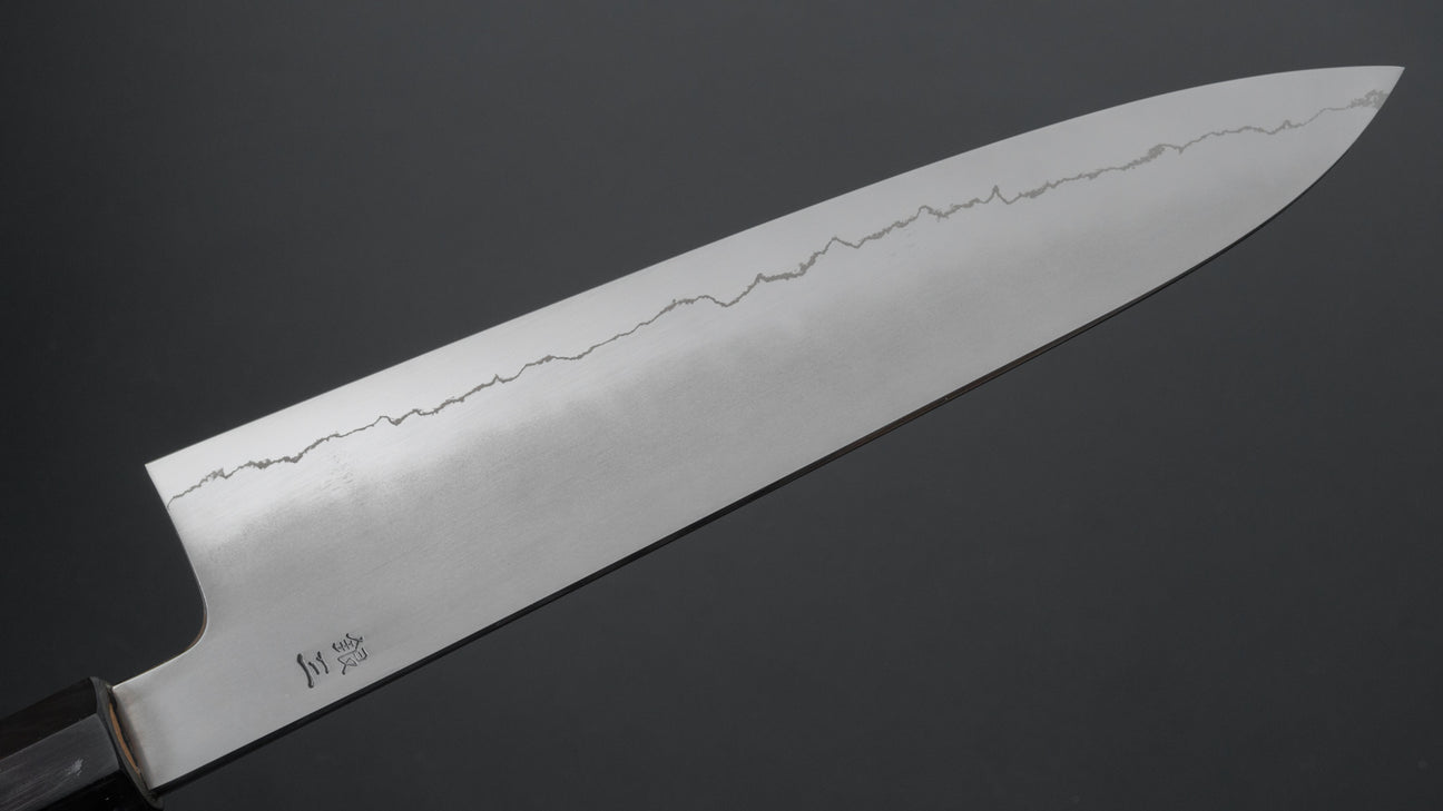 Hitohira Kikuchiyo Izo Silver #3 Gyuto 240mm Cedar handle