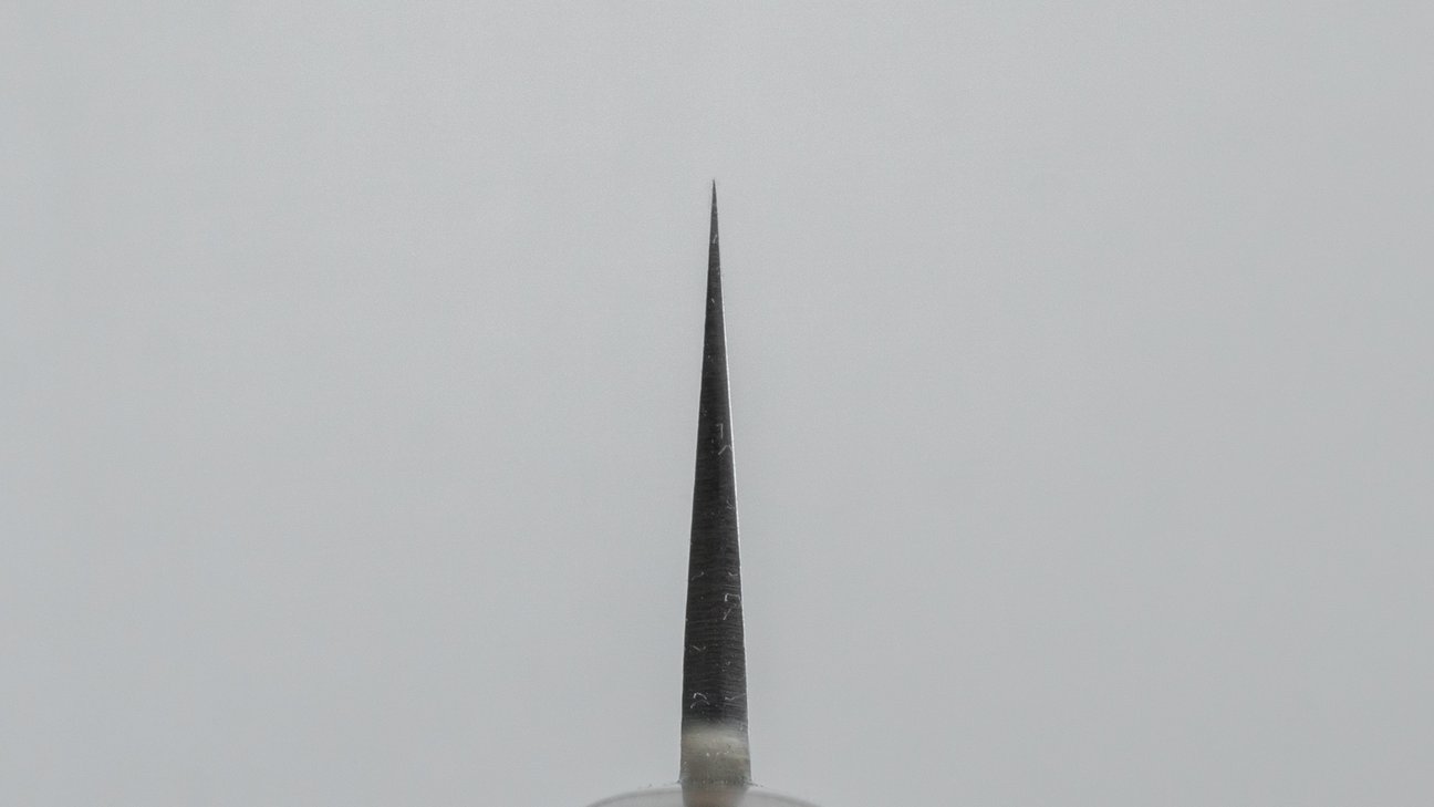 Hitohira TD Blue #2 Stainless Clad Nashiji Yo Santoku 170mm Walnut Handle