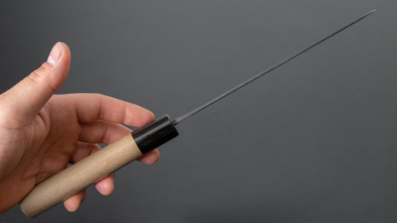 Hitohira Hinode Kurouchi White #2 Santoku 180mm Ho Wood Handle