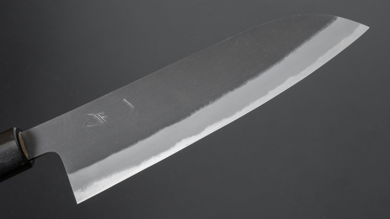 Hitohira Hinode Kurouchi White #2 Santoku 180mm Ho Wood Handle