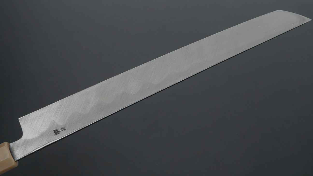 Hitohira Kikuchiyo Manzo Blue #2 Yanagi Sakimaru 300mm Ebony Handle (Saya)