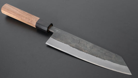 Hitohira Harima gesmeed blauw super roestvrij bekleed Bunka 180 mm walnoot handvat