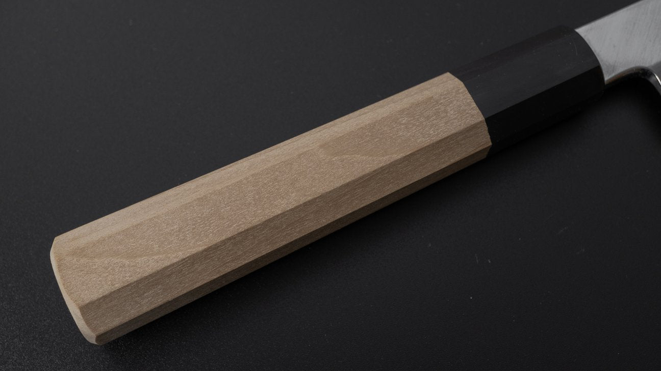 Hitohira Kikuchiyo Manzo Blue #2 Yanagiba 270mm Ho Wood Handle (Thinner/ Saya)