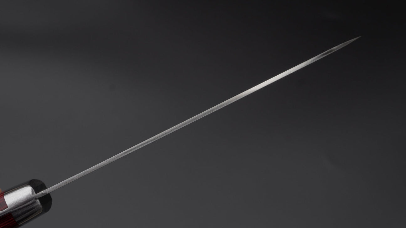 Hitohira NM V10 Damascus Santoku 130mm Pakka Handle