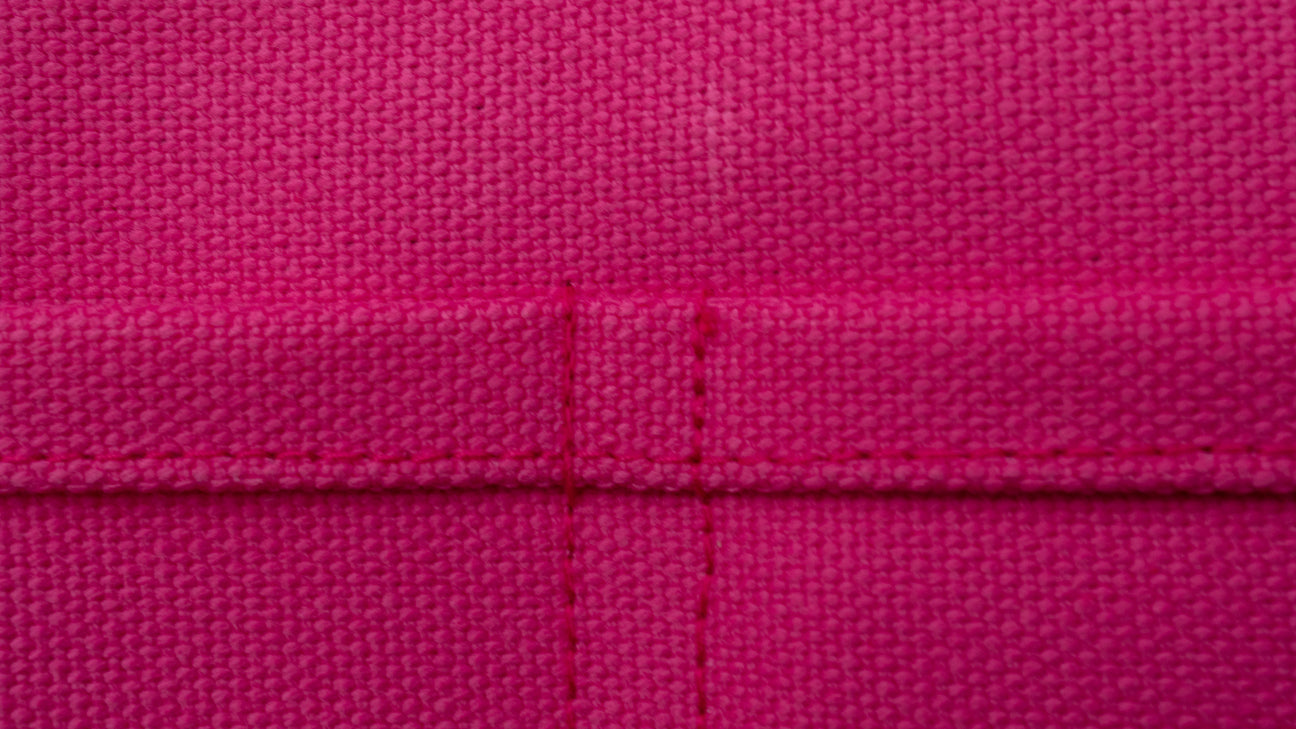 HI-CONDITION Hanpu Canvas 9 Pockets Knife Roll Deep Candy Pink