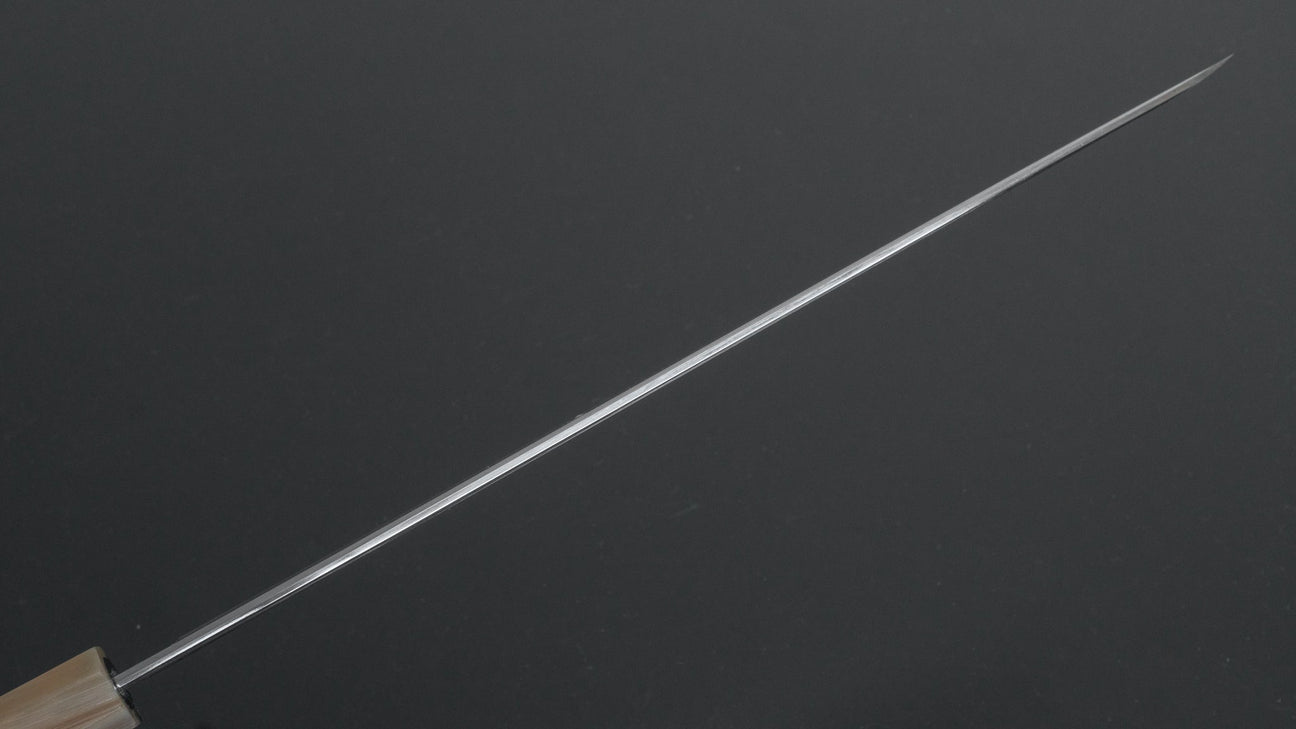 Hitohira Tanaka Mosuke Blue #1 Yanagiba 300mm Ebony Handle (Mirror Polished/ Saya)